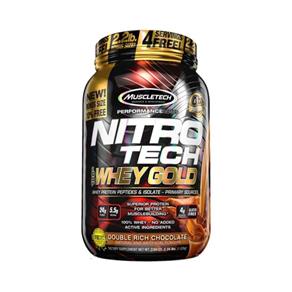Nitro Tech 100% Whey Gold 1,02Kg - Muscletech - Chocolate Duplo