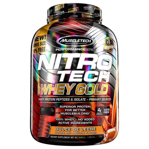 Nitro Tech 100% Whey Gold 1,13kg Doce de Leite - Muscletech
