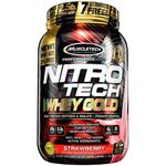 Nitro Tech 100 Whey Gold 1,13kg Morango Muscletech