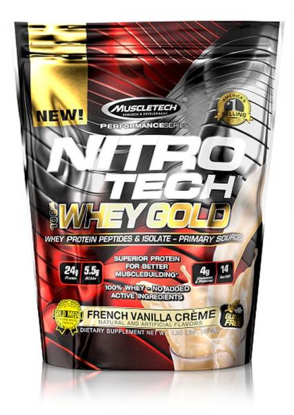 Nitro Tech 100% Whey Gold (454g) - Muscle Tech - Muscletech