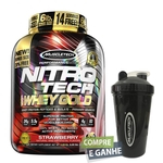 Nitro Tech 100% Whey Gold 2,51kg - Cookies and Cream - Muscletech - Cookies and Cream