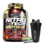 Nitro Tech Gold 2.51kg - Muscletech Importada + Coqueteleira