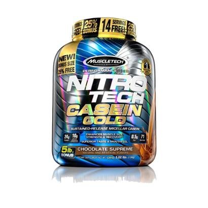 Nitro Tech Casein Gold 5Lbs Muscletech