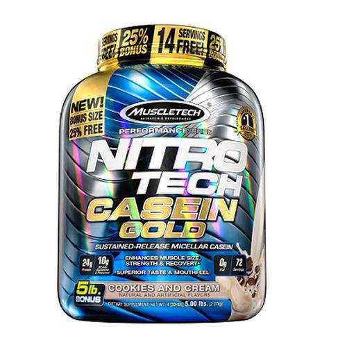 Nitro Tech Casein Gold (2,28kg) - Muscletech