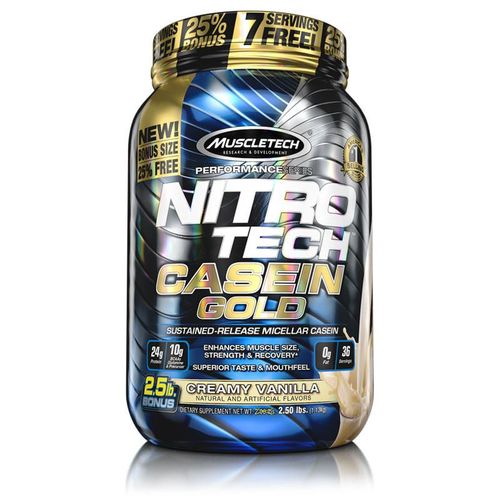 Nitro Tech Casein Gold Muscletech - 1,13kg