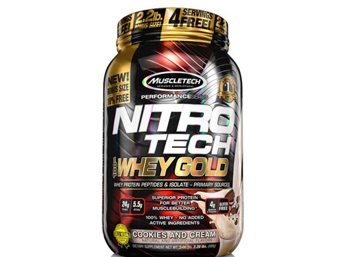 Nitro Tech Whey Gold Muscletech 999G Cookies And Cream