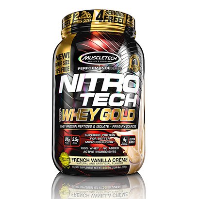 Nitrotech 100% Whey Gold Muscletech 2.2 Lbs