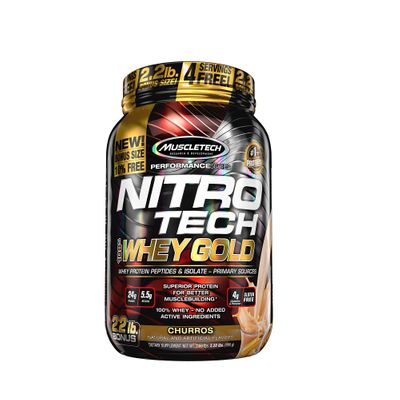 NitroTech Gold Whey 1kg MuscleTech NitroTech Gold Whey 1kg Churros MuscleTech