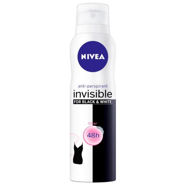 Nivea Desodorante Invisible Black White 48H - Aerosol 150ml