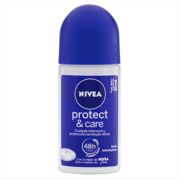 Nivea Desodorante Roll On Feminino Protect e Care 50ML