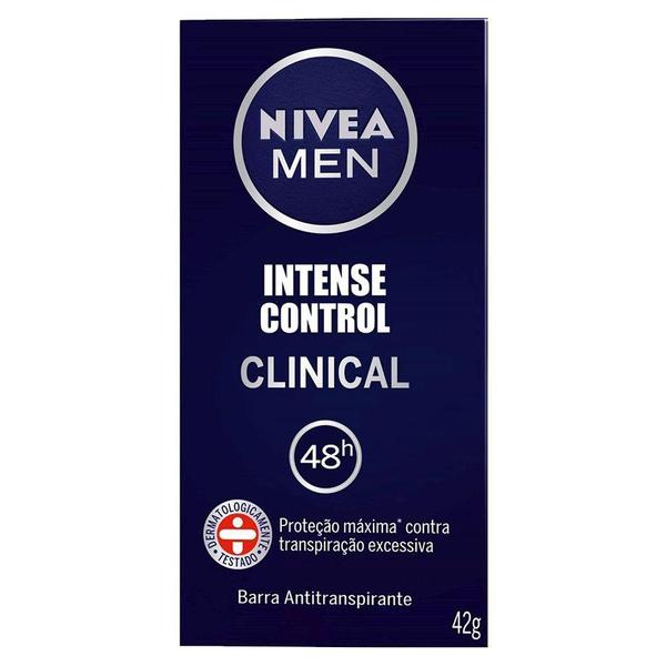 Nivea Desodorante Rollon Masculino Intense Control Clinical 42g**
