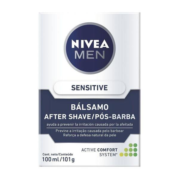 Nivea For Men Pos Barba Balsamo Sensitive 100ml**