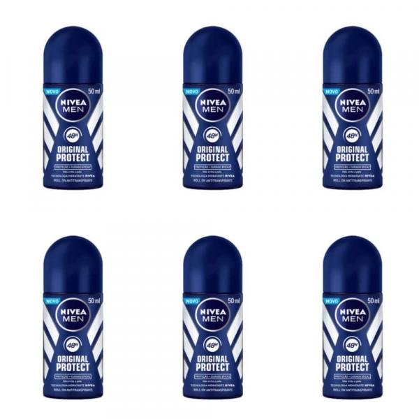 Nivea Original Protect Desodorante Rollon 50ml (Kit C/06)