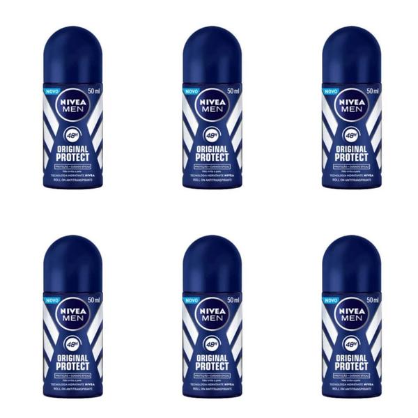 Nivea Original Protect Desodorante Rollon 50ml (Kit C/06)