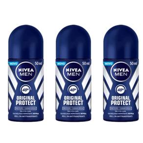 Nivea Protect Desodorante Rollon 50ml - Kit com 03