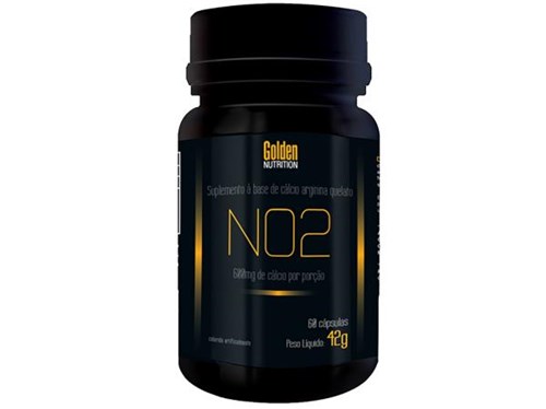 Tudo sobre 'NO2 Óxido Nítrico (NO2) 60 Cápsulas - Golden Nutrition'
