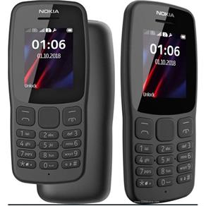 Nokia 106 Lanterninha 2 Chip Desbloqueado Rádio Fm Preto