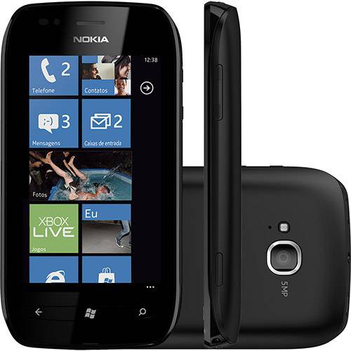 Tudo sobre 'Nokia Lumia 710 Preto 8GB - GSM, Tela Touch 3.7", Windows Phone 7.5, Processador 1.4GHz, 3G, Wi-Fi, GPS, Câmera 5 MP e Grátis 25GB de Armazenamento no Sky Drive'