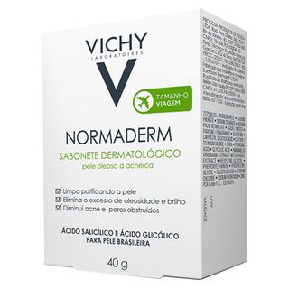 Normaderm Sabonete Dermatológico Vichy - Limpador Facial 40g