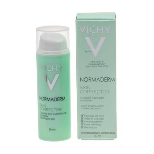 Tudo sobre 'Normaderm Skin Corrector Clareador Antiacne Facial Vichy 50ml'