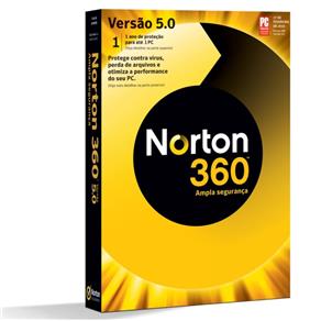 Norton 360 5.0 2012 - 1 Usuário