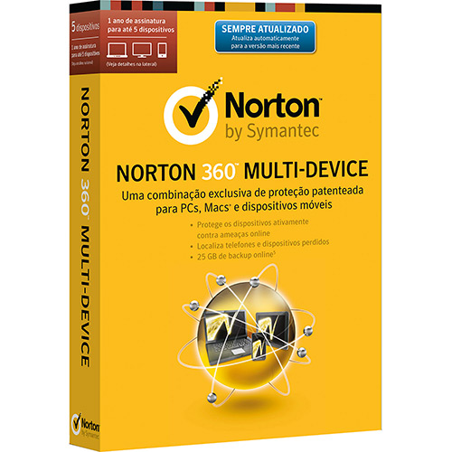Norton 360Md 5 Usuários - 2014
