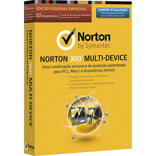 Norton Antivírus 360 Multi Device 2.0 - 10 Dispositivos/12 Meses