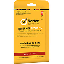 Tudo sobre 'Norton Antivírus Internet Security - 1 Usuário/12 Meses'