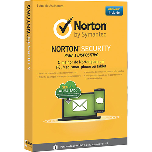 Tudo sobre 'Norton Security 2.0 1 Device 12 Meses Br 1 User'
