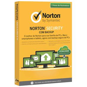 Norton™ Security Antivírus com Backup para 10 PC ou Mac com 2 Anos de Assinatura