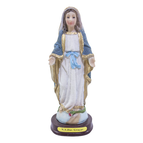 Nossa Senhora das Graças 16cm - Enfeite Resina
