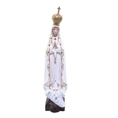 Nossa Senhora de Fátima 41cm - Enfeite Resina