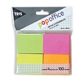 Notas Autoadesivas Colors Pop Office 38x51mm T003 400 Folhas Tris