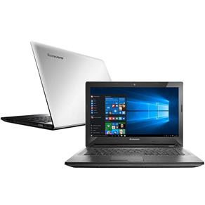 Notebook 15pol Lenovo G50-80 (Core I5, 4GB DDR3, HD 1TB, Windows 10 Home) - Prata/Preto