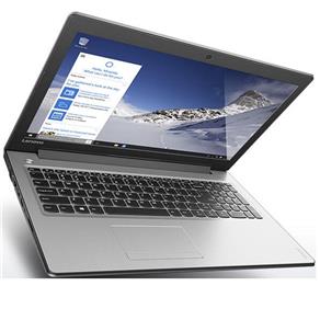 Notebook 15pol Lenovo Ideapad 310-15ISK (Core I5-6200U, 8GB DDR3, HD 1TB, GeForce 920M, Win10 Home) 80UH0000BR - Prata