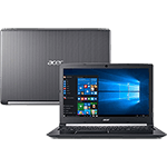 Notebook A515-51-75RV Intel Core I7-7500u 8GB 1TB LED 15.6" W10 Cinza- Acer