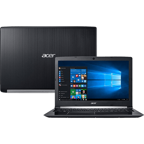 Notebook Acer A515-51G-58VH Intel Core I5 8GB (GeForce 940MX com 2GB) 1TB Tela LED 15.6" Windows 10 - Preto