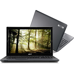 Notebook Acer AS5733-6637 com Intel Core I3 4GB 500GB LED 15,6" Linux