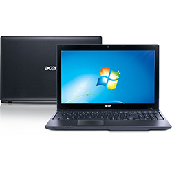Notebook Acer AS5750-6415 com Intel Core I5 6GB 500GB LED 15,6'' Windows 7 Home Basic