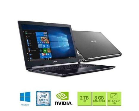 Notebook Acer Aspire 5 A515-51G-50W8 Intel Core I5 8Gb Ram 2Tb Hd Geforce 940Mx 2 Gb 15.6' Hd Win10
