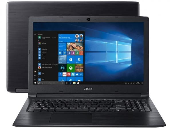 Notebook Acer Aspire 3 A315-53-52S3 Intel Core I5 - 8GB 256GB SSD 15,6” Windows 10