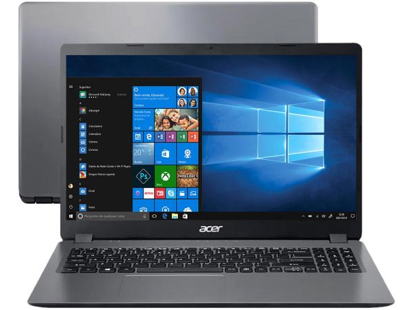 Notebook Acer Aspire 3 A315-54K-31E8 Intel Core I3 - 4GB 1TB 15,6” Windows 10
