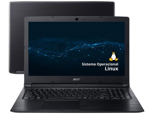 Tudo sobre 'Notebook Acer Aspire 3 A315-33-C58D - Intel Dual Core 4GB 500GB 15,6” Linux'