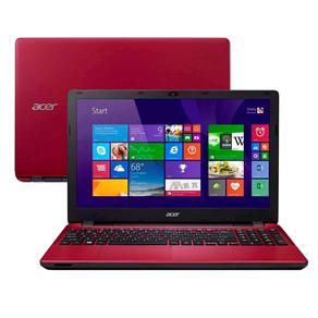 Notebook Acer Aspire E5-571-376T com Intel® Core™ I3- 5005U, 4GB, 1TB, Gravador de DVD, Leitor de Cartões, HDMI, Bluetooth, LED 15.6" e Windows 8.1