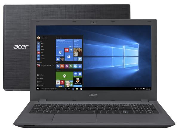 Notebook Acer Aspire E5 Intel Core I3 5º Geração - 4GB 500GB LED 15,6” Windows 10 Professional