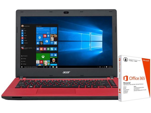 Tudo sobre 'Notebook Acer Aspire ES1-431-C494 Intel Quad Core - 4GB 500GB LED 14” + Pacote Office 365'