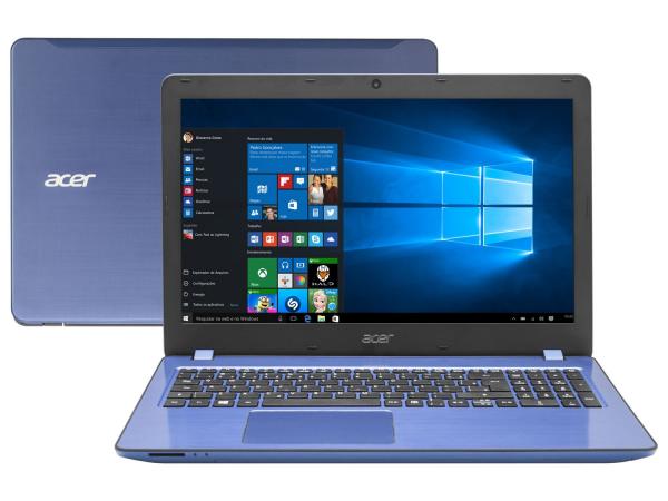 Notebook Acer Aspire F5 Intel Core I7 7ª Geração - 8GB 1TB LED 15,6” Placa de Vídeo 4GB Windows 10