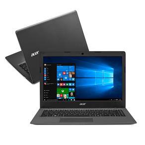 Notebook Acer Dual Core 2GB 32GB Tela 14” Windows 10 Aspire AOI-431-C3WF