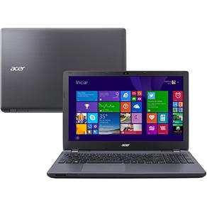Notebook ACER E5-571-700F INTEL Core I7 8GB 1TB Tela LED 15,6´´ Windows 8.1 Chumbo