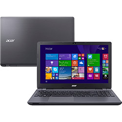 Notebook Acer E5-571G-52B7 Intel Core I5 4GB 1TB (2GB Memória Dedicada) LED 15,6'' Windows 8.1 - Chumbo